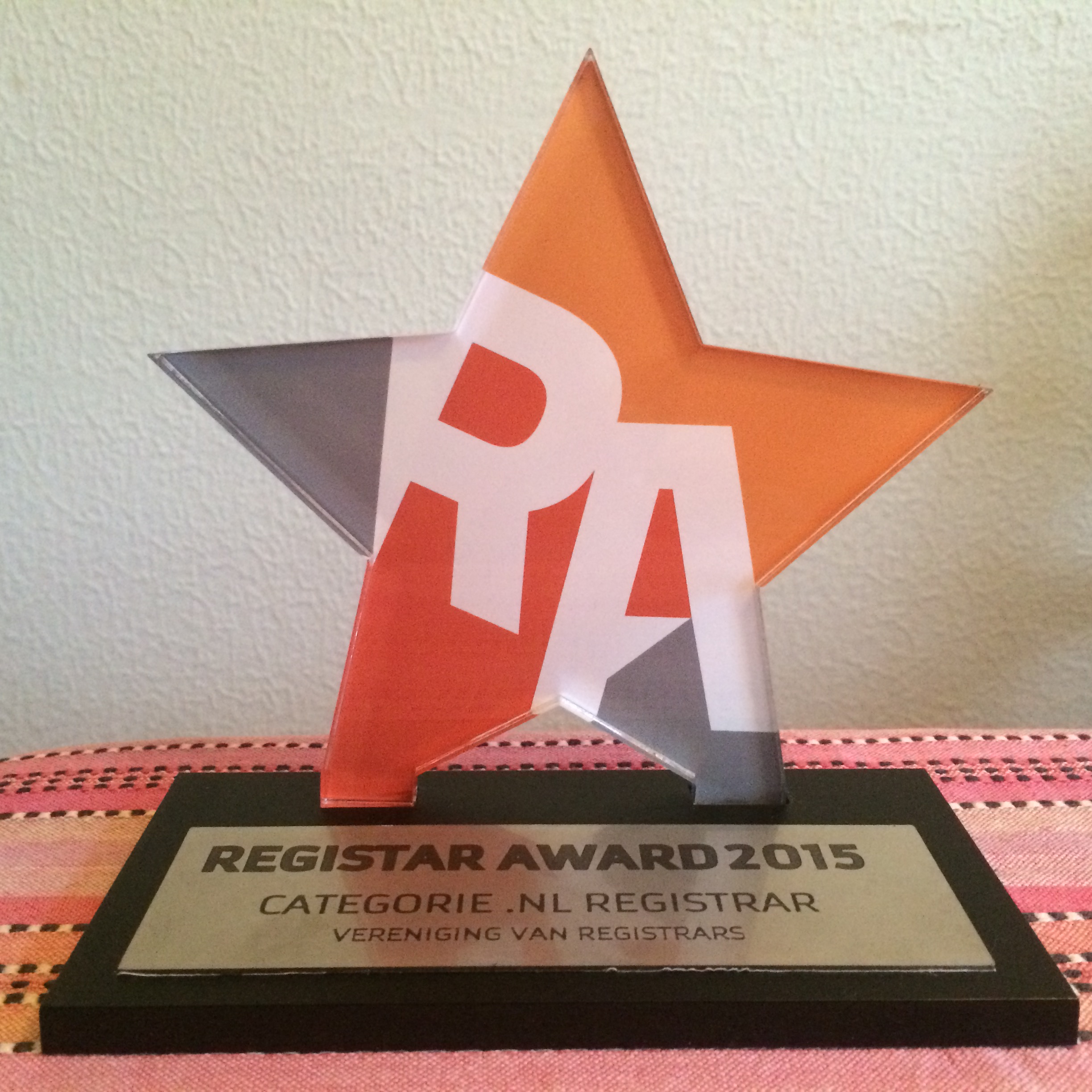 RegiStar Award 1